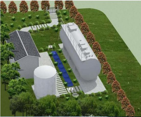 高速路服務(wù)區(qū)污水處理 廢水處理設(shè)備 智能云控制系統(tǒng)水處理一體機